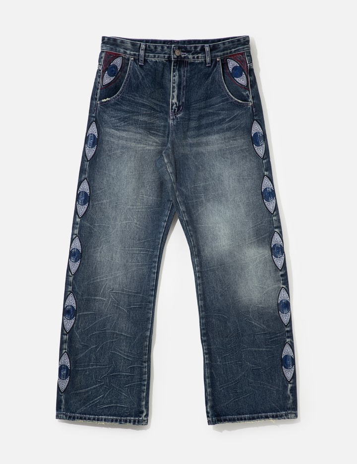 KidSuper Gemstone Eye Embroidery Jean