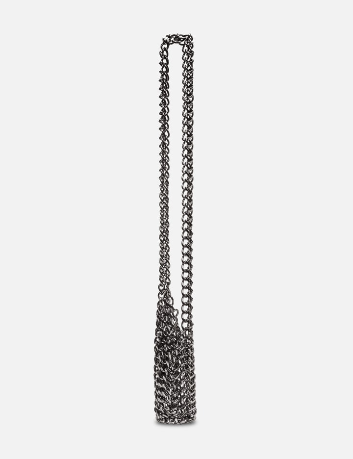 CHAINMAIL CROSSBODY BAG - GUNMETAL Placeholder Image