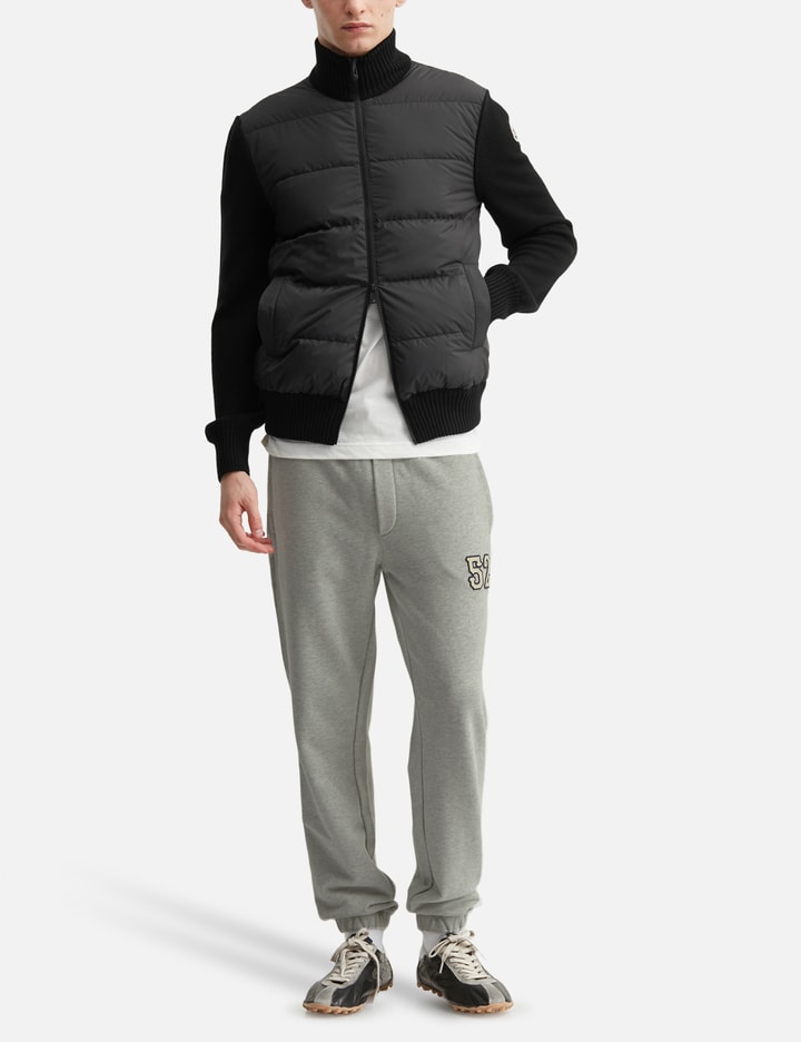 Padded Wool Zip-Up Cardigan view 5