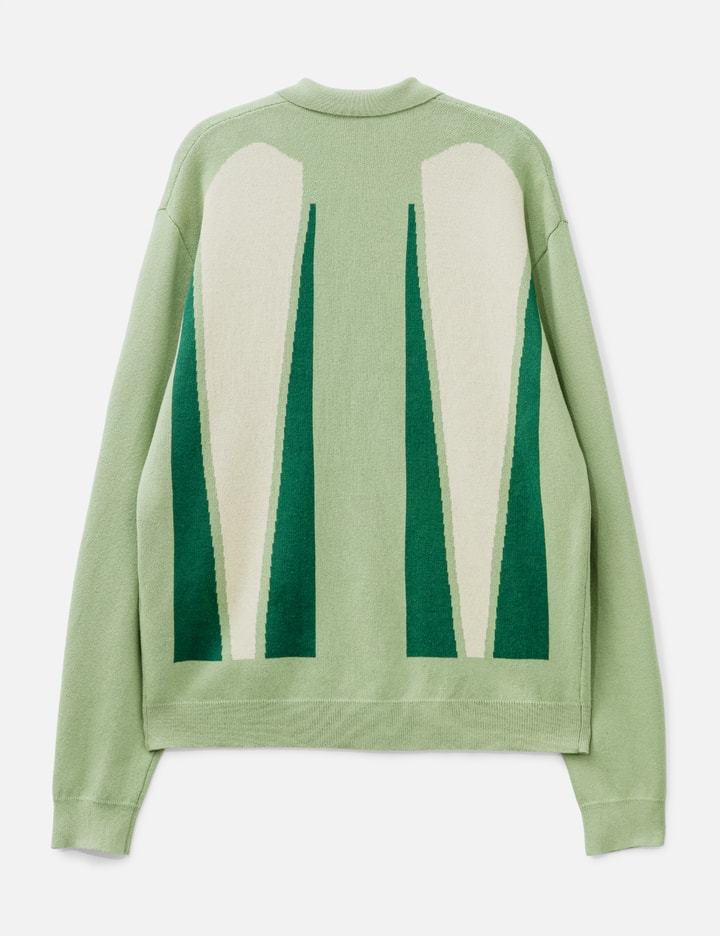 Students Golf Roberts Knit Cardigan In Green
