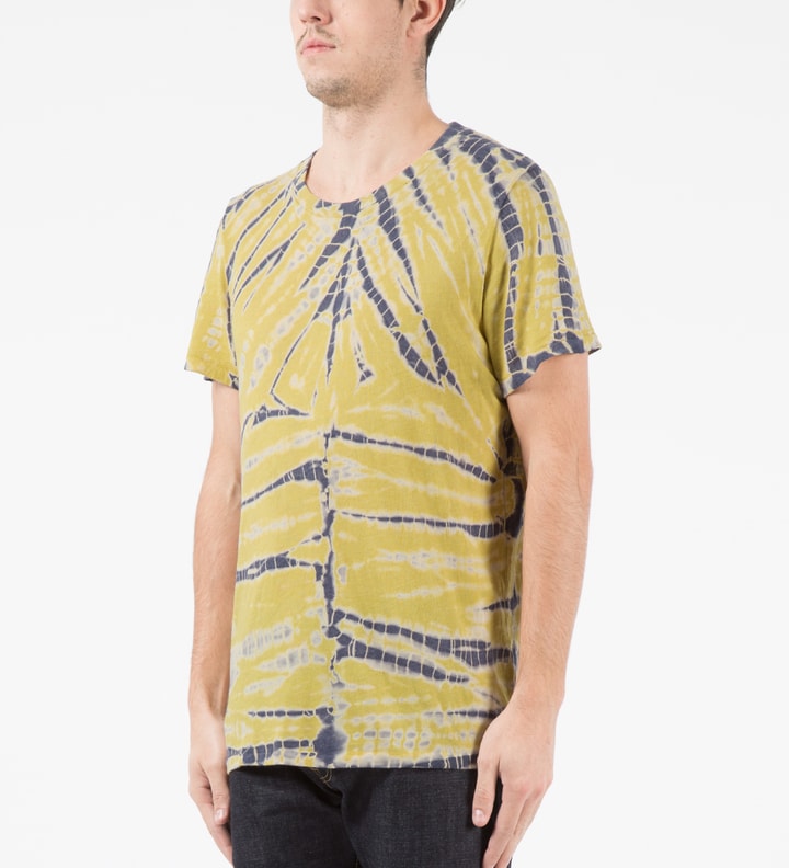 Cast of Vices Yellow Tie-Dye T-Shirt