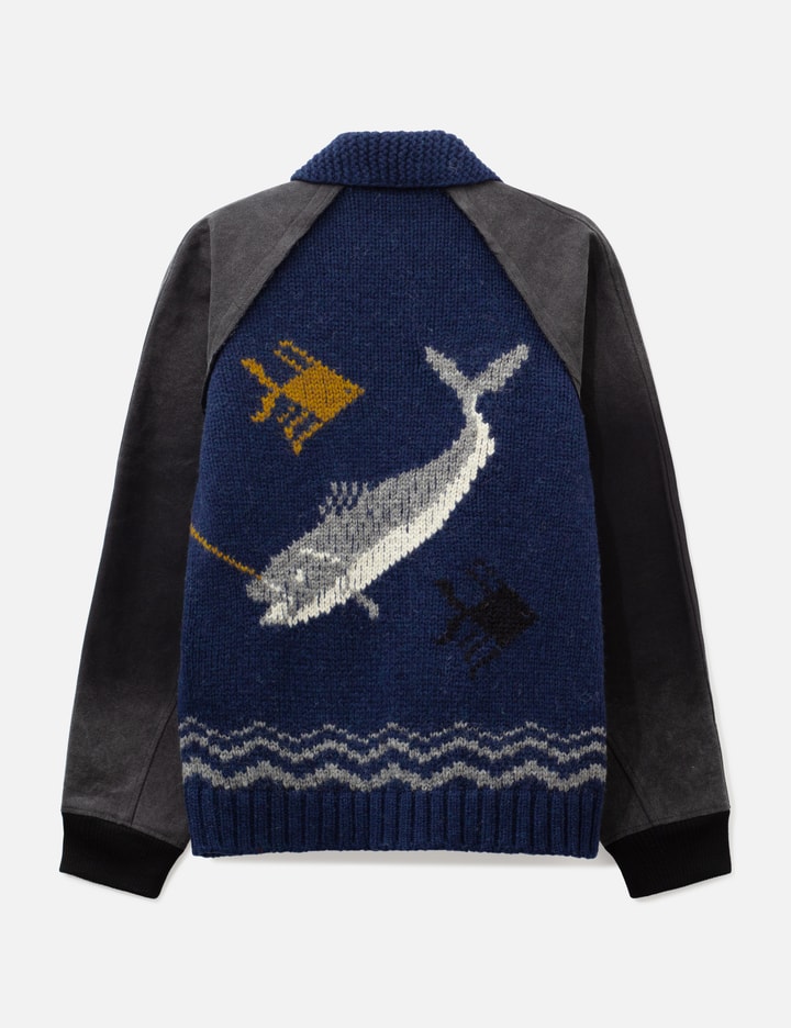 KHOKI Combination Cowichan Sweater