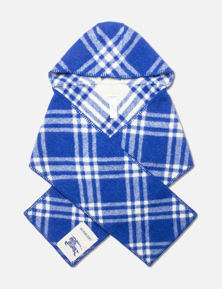 CHECK HOODED SCARF Placeholder Image