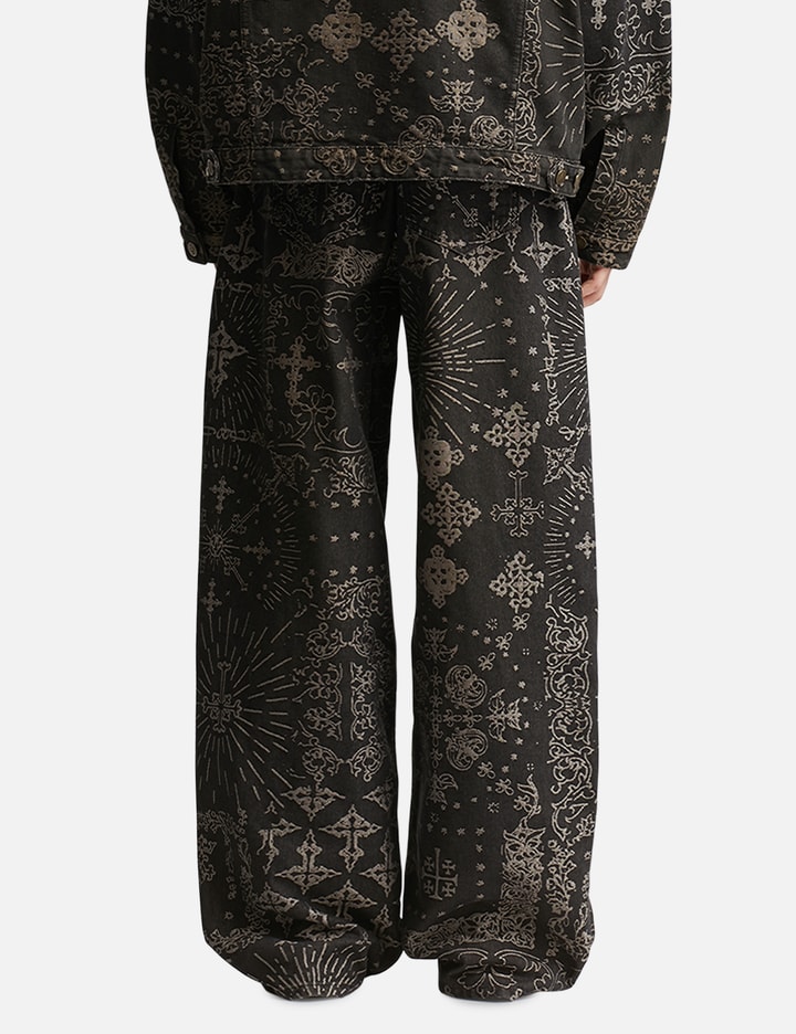 Jacquard Denim Pants Placeholder Image