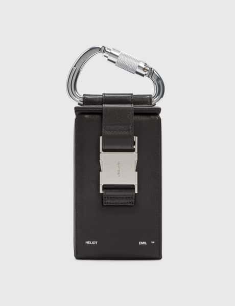 Heliot Emil - Leather Carabiner Phone Sling  HBX - Globally Curated  Fashion and Lifestyle by Hypebeast
