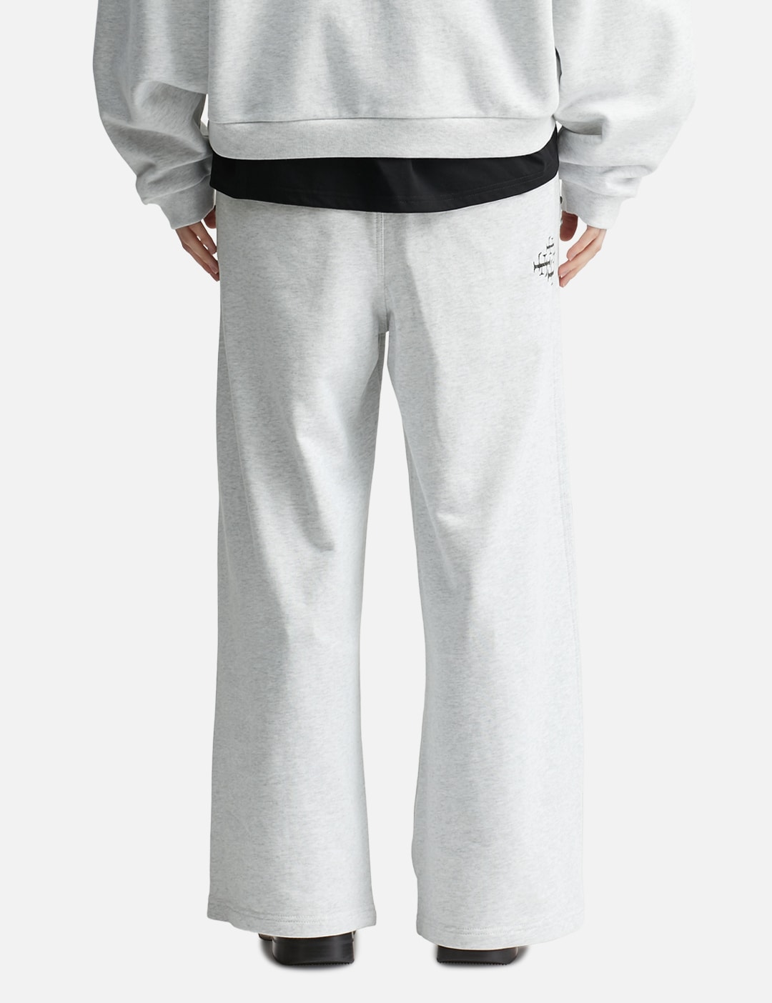 "Jackie" Grey Studded Sweatpants view 13
