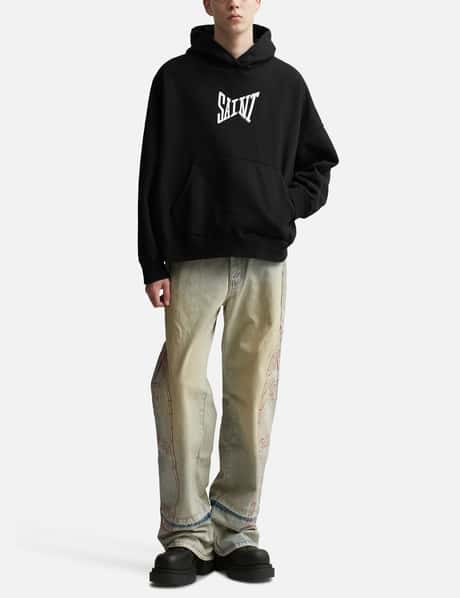 Saint Michael - Ribon Saint Hoodie | HBX - Globally Curated 