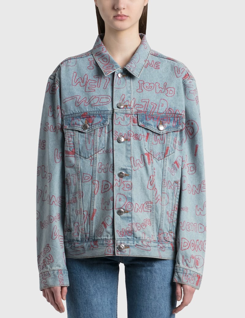 Print Denim Jacket | HBX - Globally 