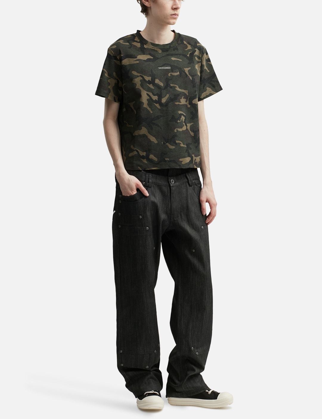 "Nameless" Regular T-Shirt In Camo view 20