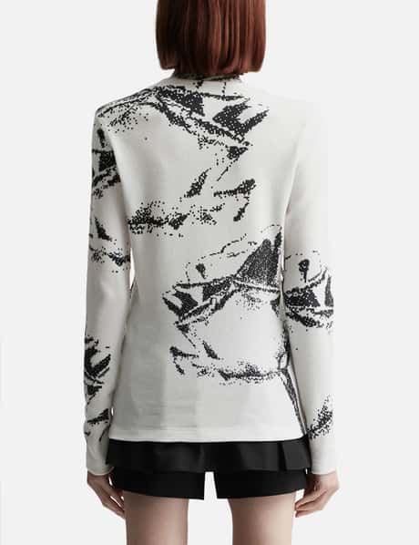 Rose Graphic High Neck T-Shirt view 9