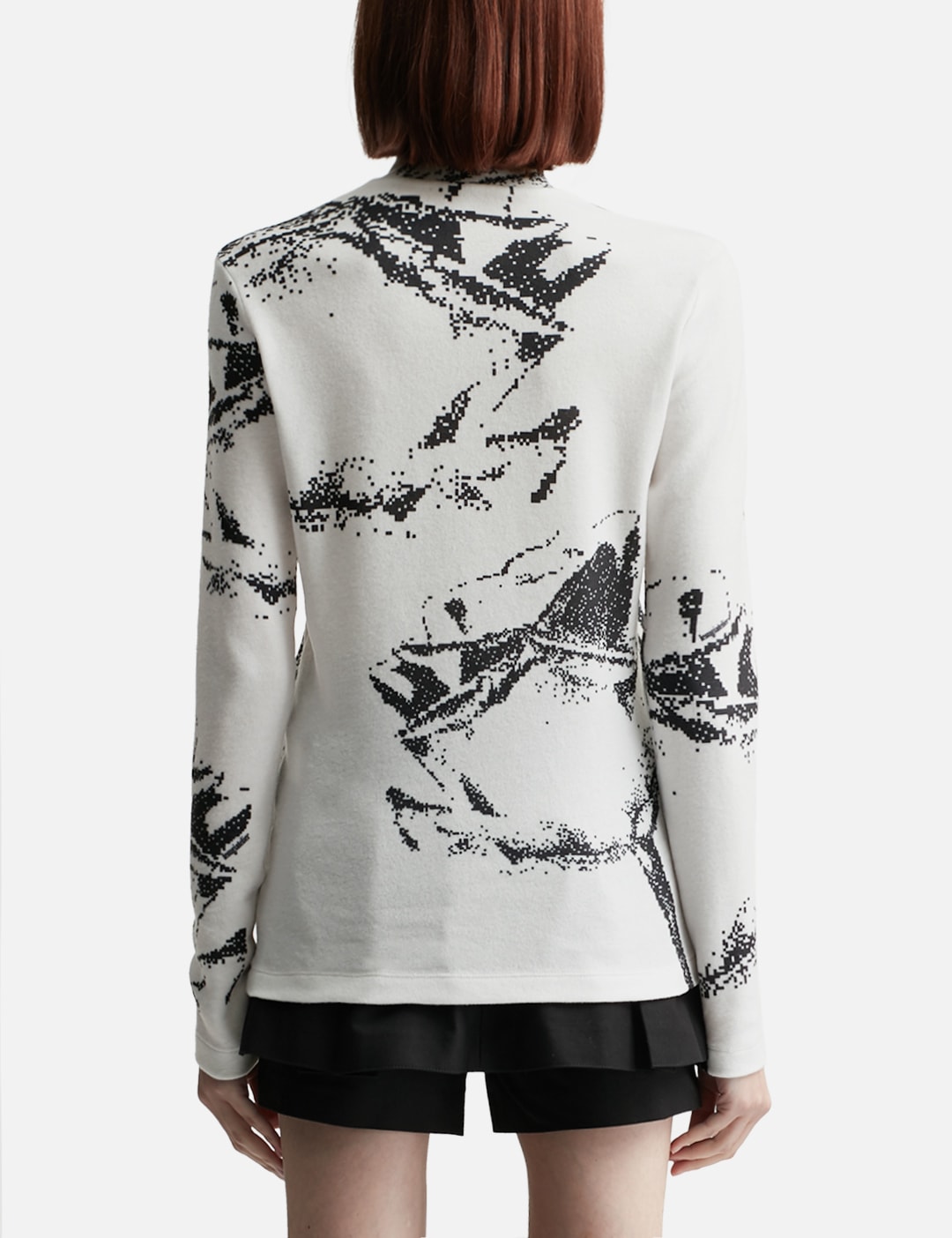 Rose Graphic High Neck T-Shirt view 15