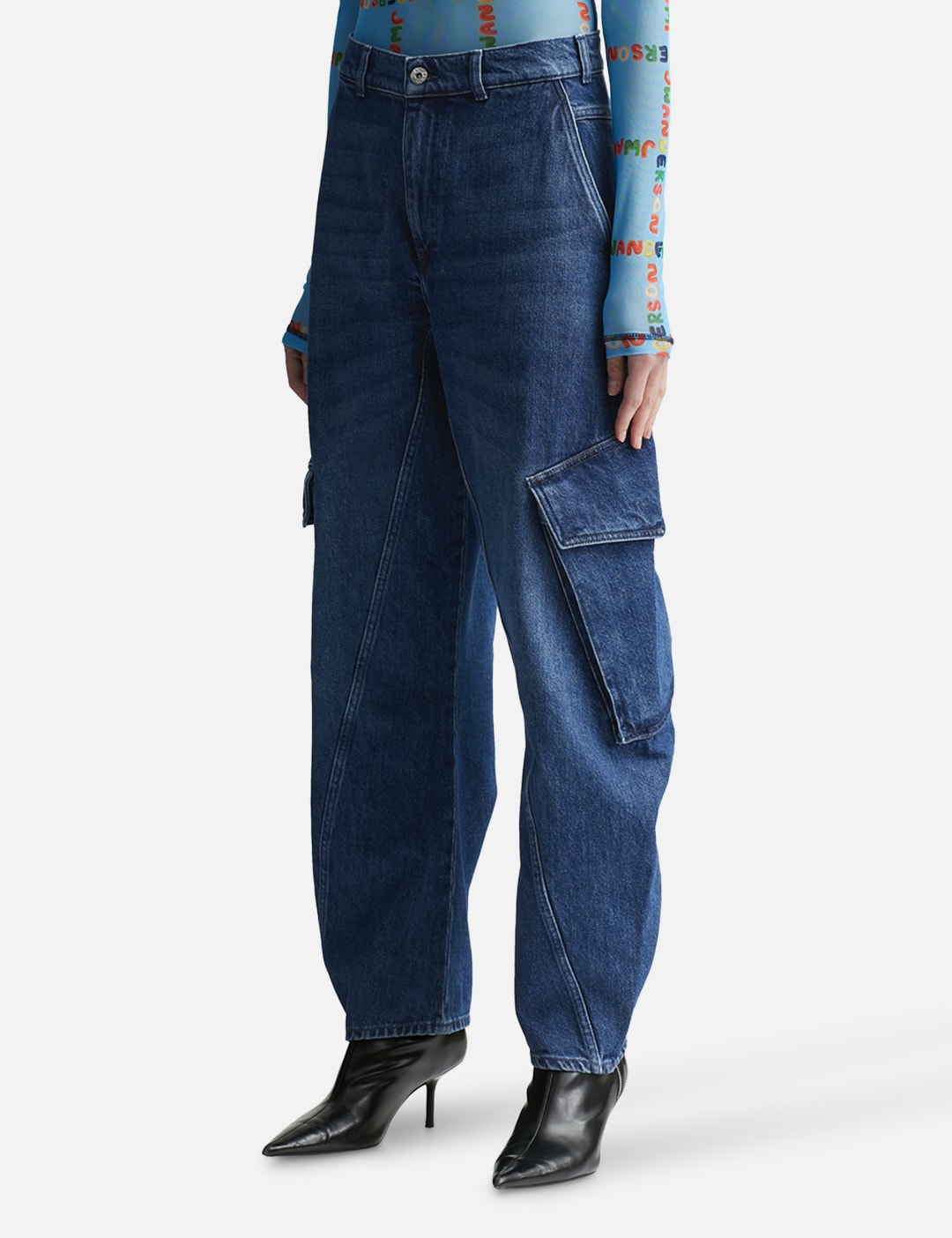 TWISTED CARGO Denim JEANS view 8