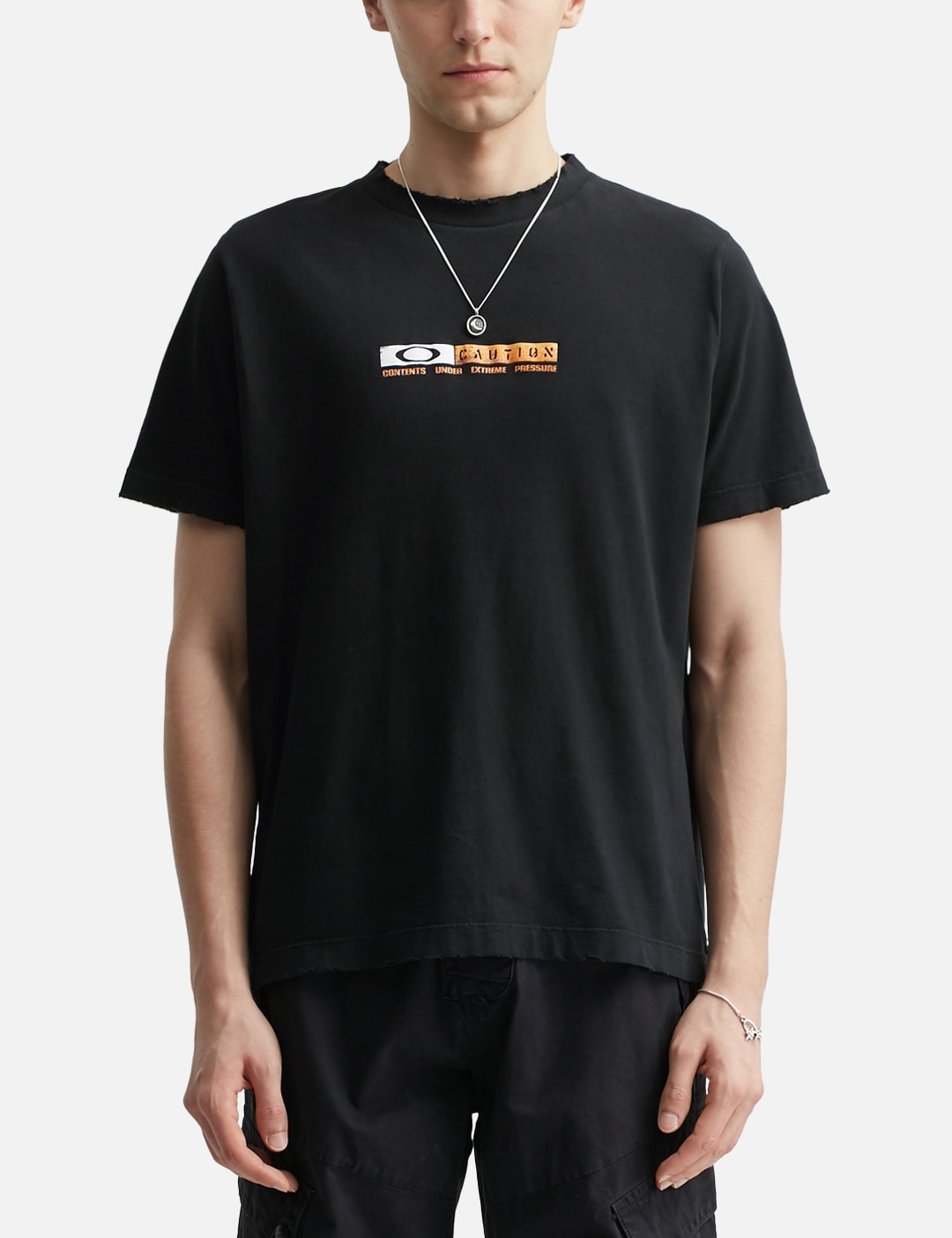 X Oakley Caution Ripped T-Shirt view 18