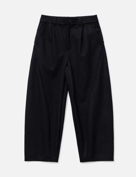 CLESSTE WOOL MELTON MASSIVE TWISTED PANTS