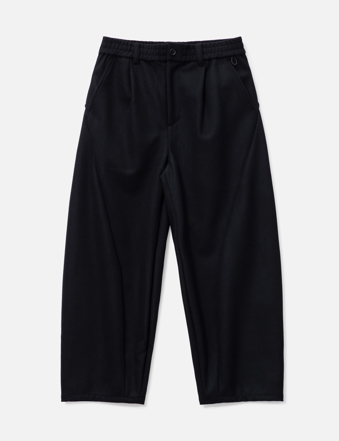 CLESSTE - WOOL MELTON MASSIVE TWISTED PANTS | HBX - Globally 