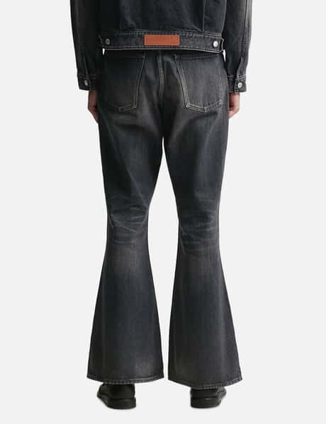 MASU - MASU BOYS FEATHER BELL-BOTTOM JEANS | HBX