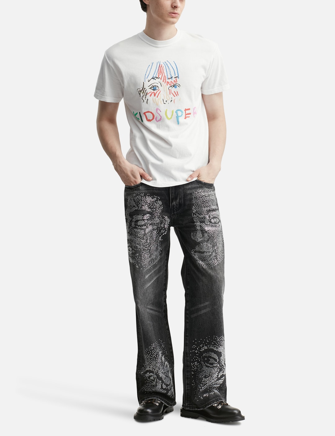 Crayon Face T-Shirt view 15