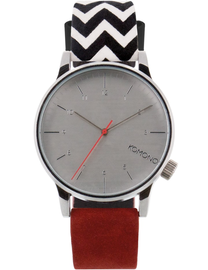 Galore Zigzag Suede Winston Watch Placeholder Image