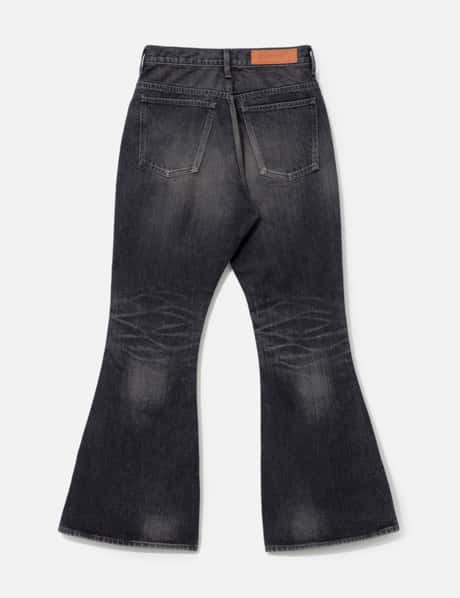 MASU 24aw つつましく STARDUST BELL-BOTTOM JEANS 46