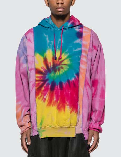 Needles Cuts Tie Dye Hoodie HBX1