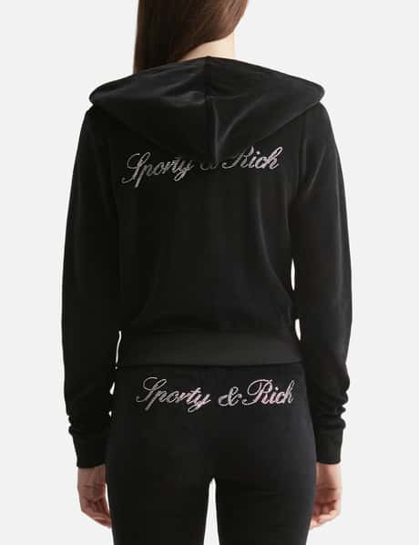 Signature Logo Krystal Zip Hoodie view 12