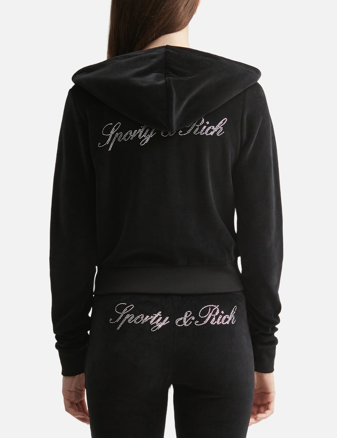 Signature Logo Krystal Zip Hoodie view 19