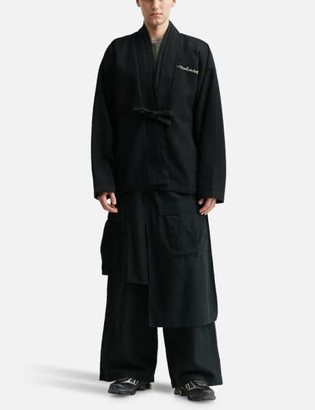 Embroidered Waffle Kimono Overshirt view 17