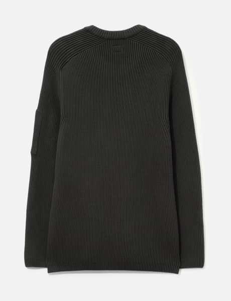 Full Rib Cotton Crewneck Lens Sweater view 8