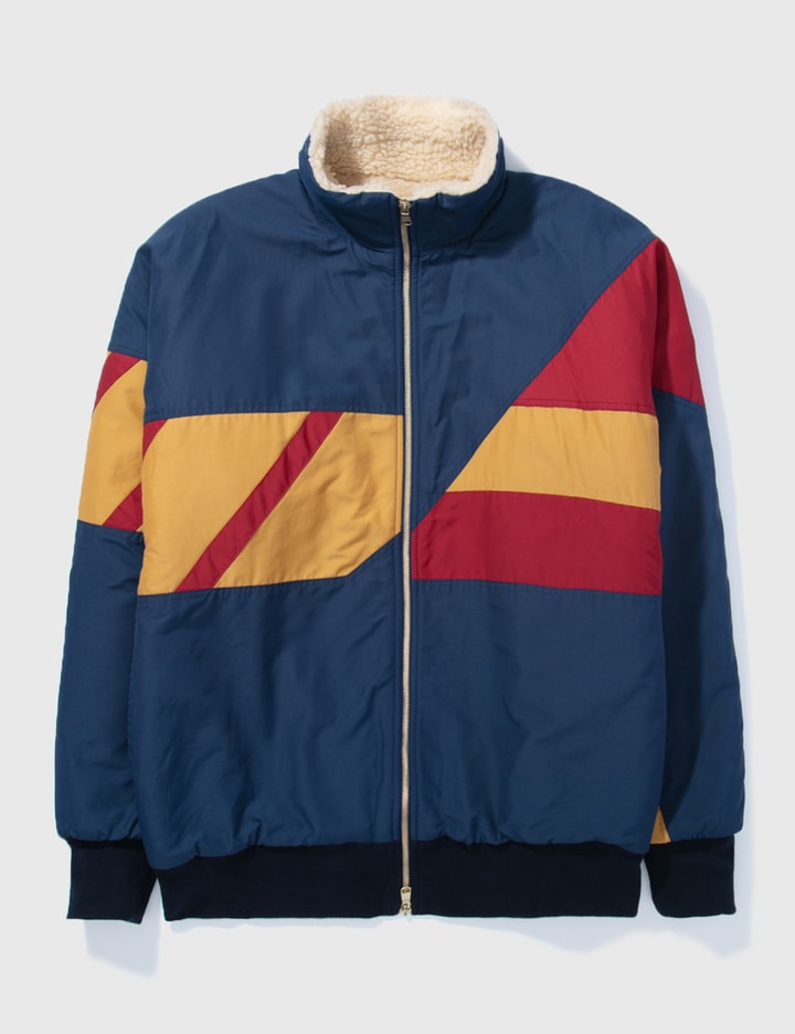 Aimé Leon Dore Shearing Zip-up Jacket In Blue