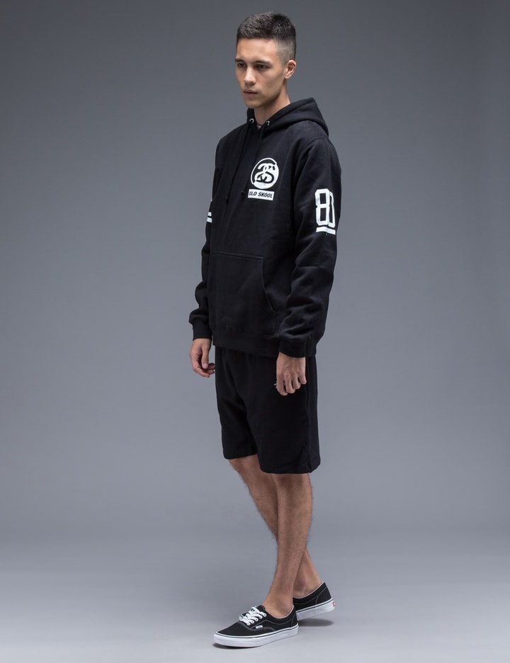 Black SS Old Skool Hoodie Placeholder Image