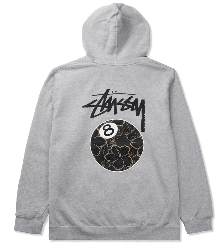 Heather Gray Gold Flake 8 Ball Hoodie Placeholder Image