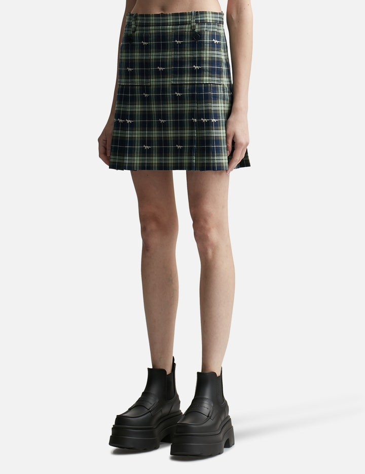 Pleated Mini Skirt With Pockets Placeholder Image