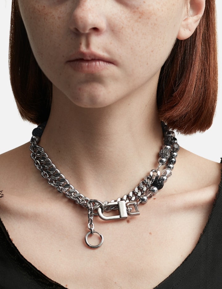 LE DOUBLE SHAMBHALA NECKLACE Placeholder Image