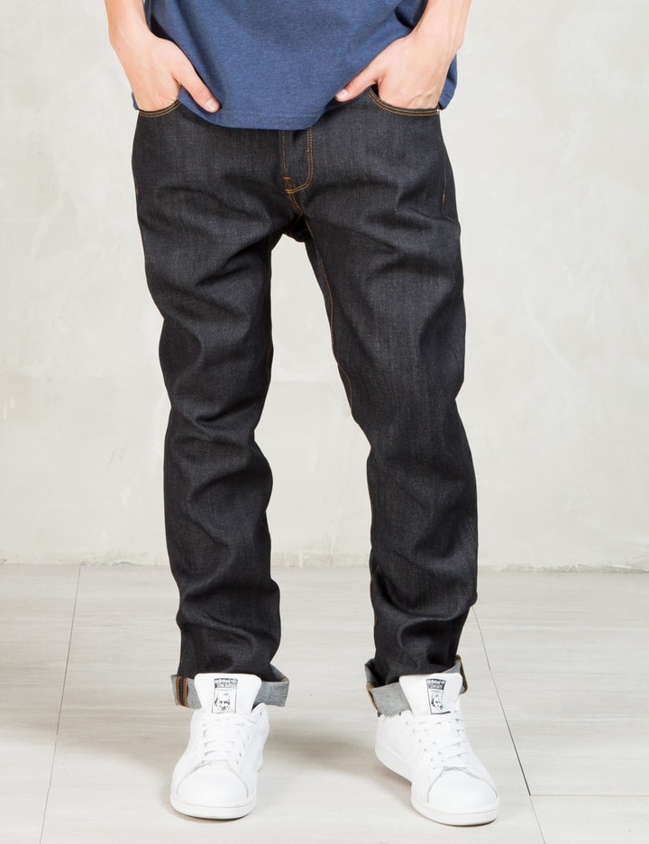 Indigo Diamond Mined Slim Fit Denim Jeans Placeholder Image