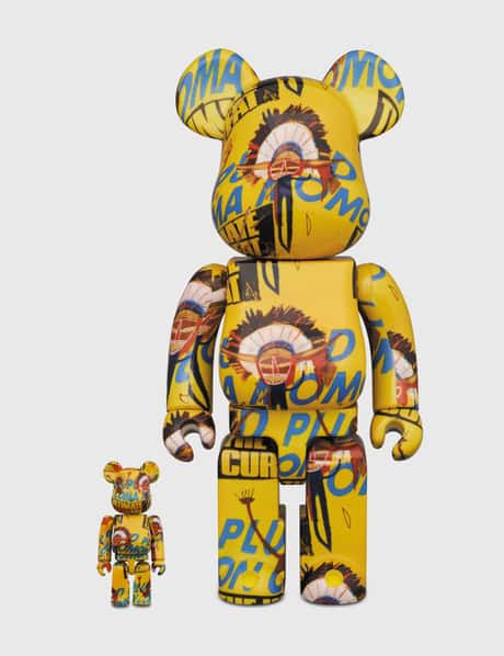 Medicom Toy BE@RBRICK Andy Warhol × Jean-michel Basquiat #3 100% & 400%