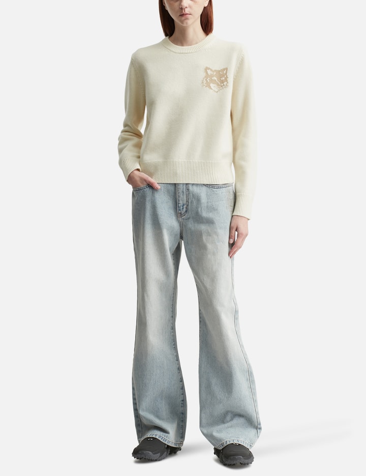 Fox Head Intarsia Merino Jumper Placeholder Image