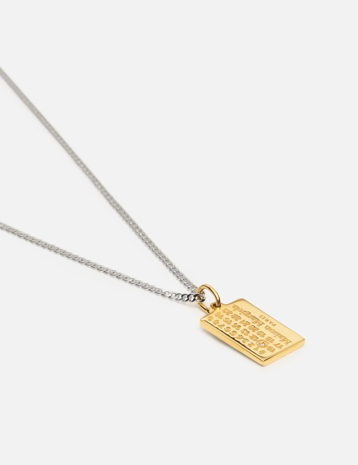 Maison Margiela Numeric Diamond Pendant Necklace