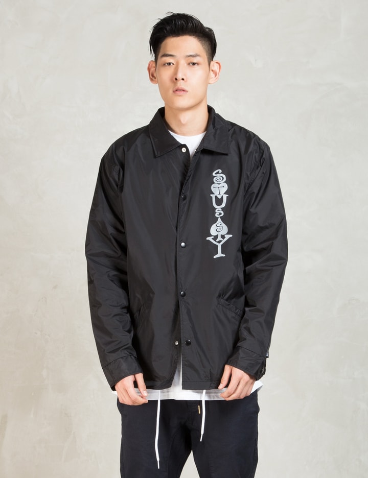 Stüssy Black Player Coaches Jacket