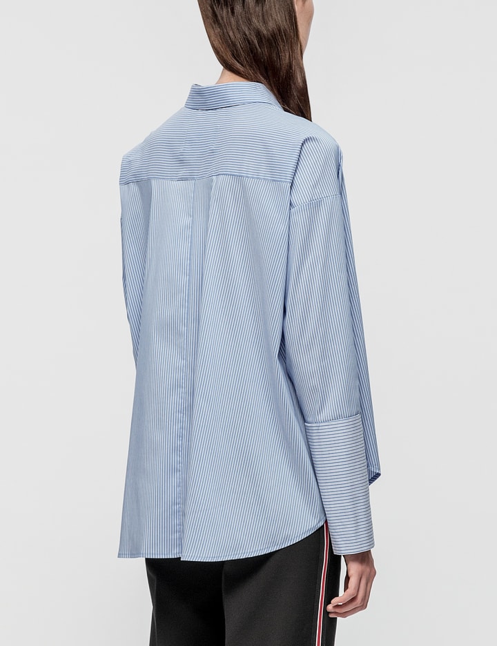 Karina Tripe V-Neck Shirt Placeholder Image