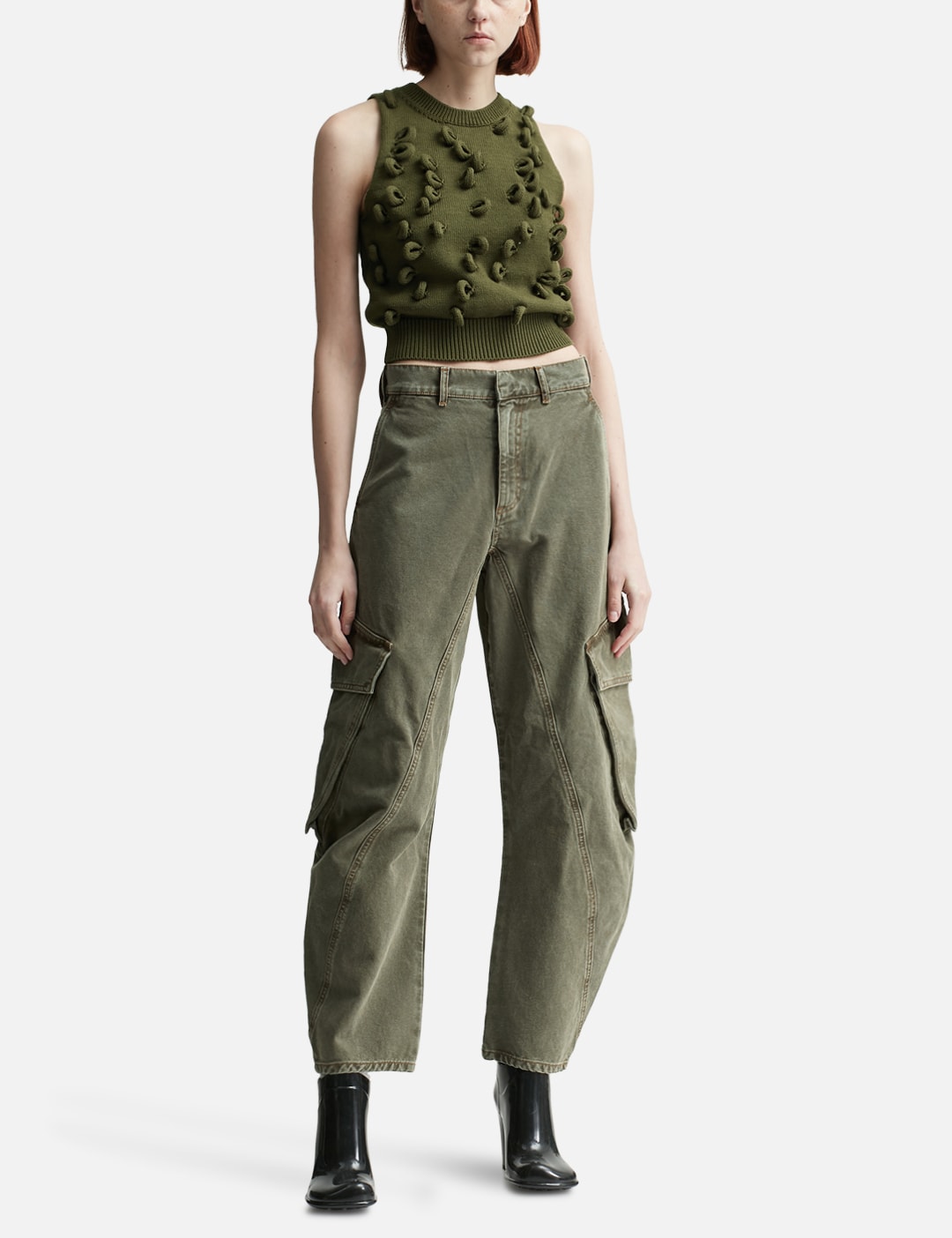 Twisted Cargo Trousers view 16