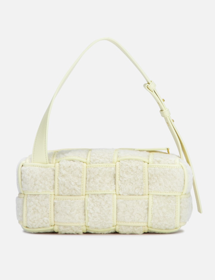 Shop Bottega Veneta Small Brick Cassette In Beige