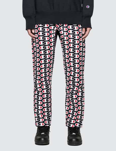 Typing Software Supreme Champion Stacked C Sweatpants Side-Elastic