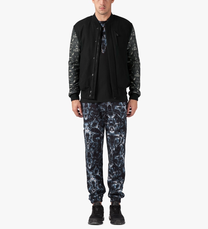Black/Blue Snake Print Allover Sweatpants Placeholder Image