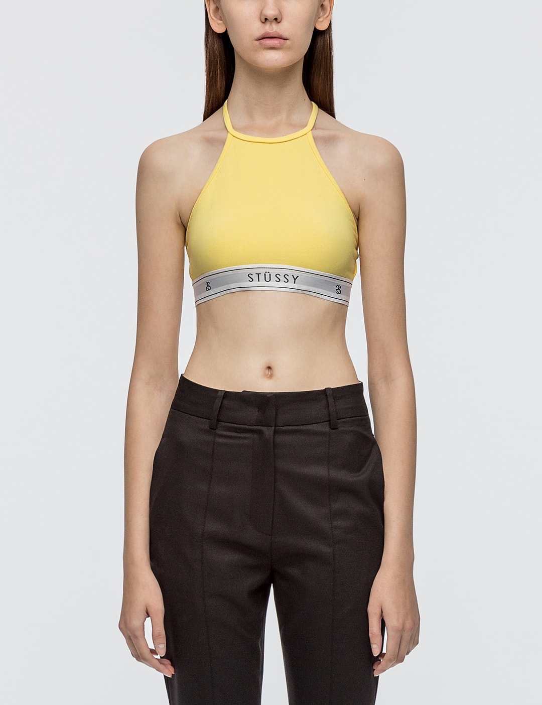 Stüssy - Basic High Neck Crop  HBX - Globally Curated Fashion and  Lifestyle by Hypebeast