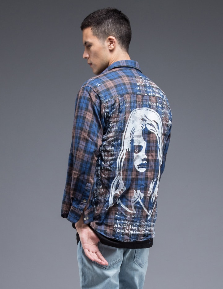 Blue Flannel L/S Shirt Style A (Size S) Placeholder Image