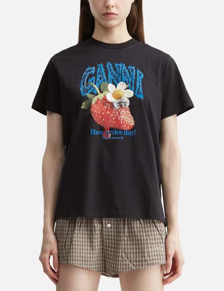 Cotton T-Shirt With Strawberry view 10