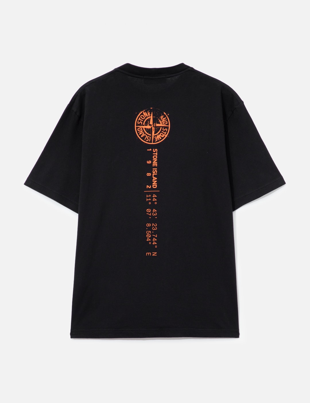 Organic Cotton Jersey T-Shirt With 'Vertical Placement' Print view 6