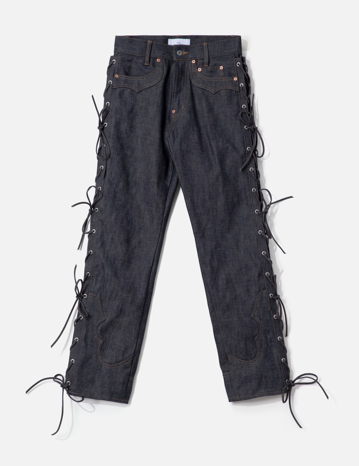 Rigid Biker Denim Pants Placeholder Image