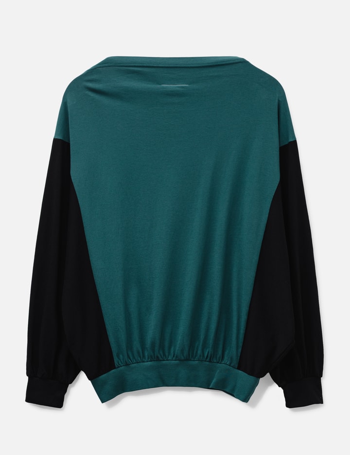 MM6 Maison Margiela Two-Tone Upside-Down Sweatshirt