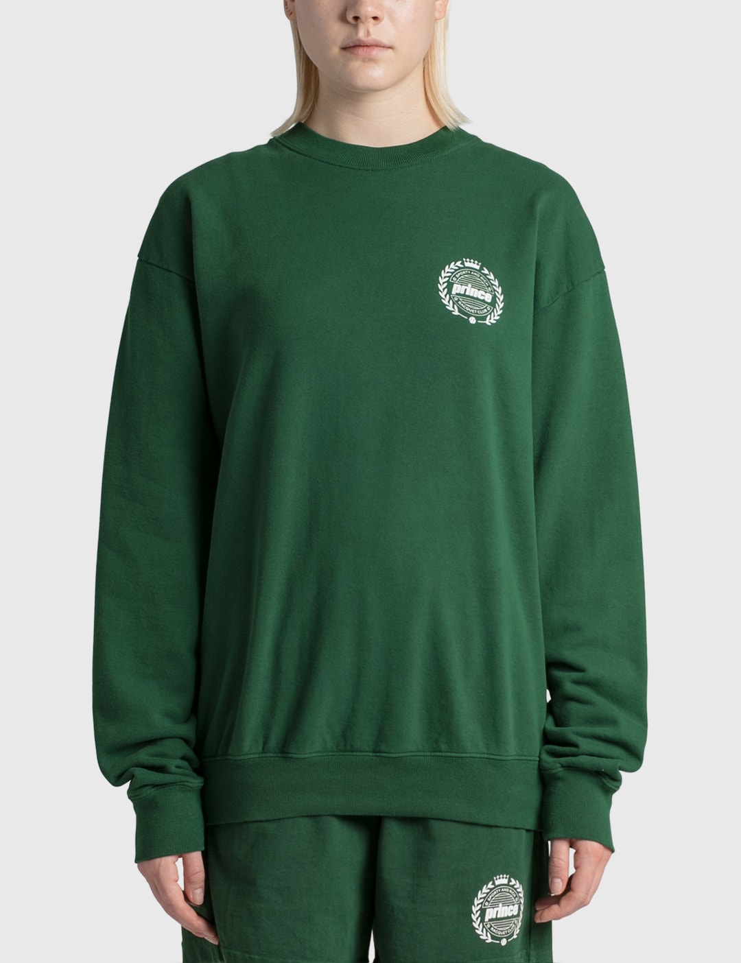 Sporty & Rich - Sporty & Rich x Prince クレストクルーネック | HBX 